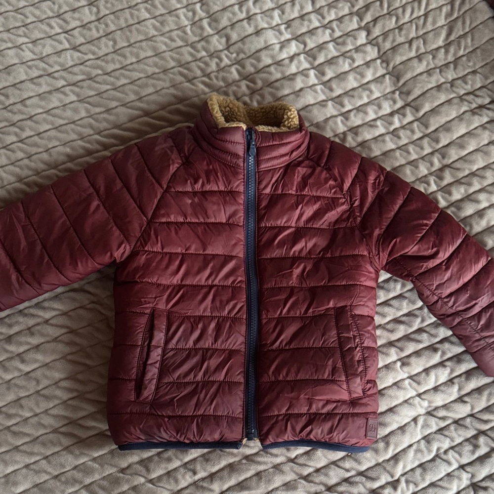 GAP Reversible Fleece Puffer Jacket